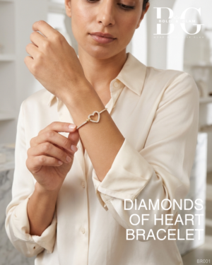 Diamonds of Heart Bracelet