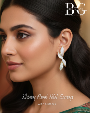 Shining Floral Petal Earrings