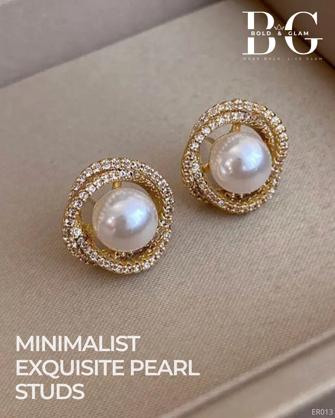 Minimalist Exquisite Pearl Studs - Image 2