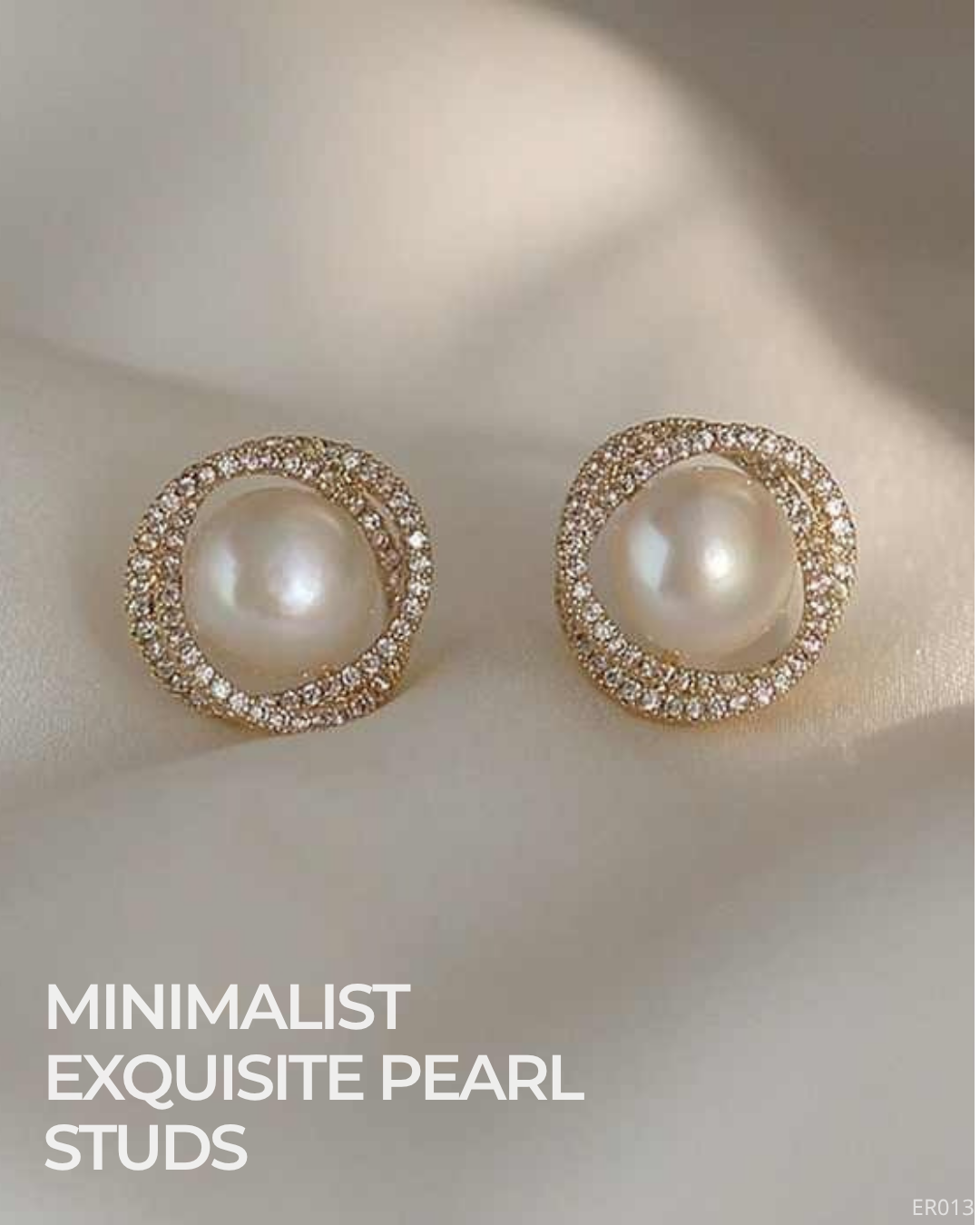 Minimalist Exquisite Pearl Studs - Image 3