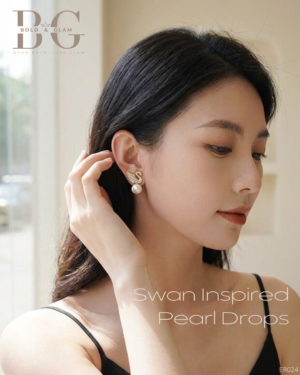 Swan Inspired Pearl Drops