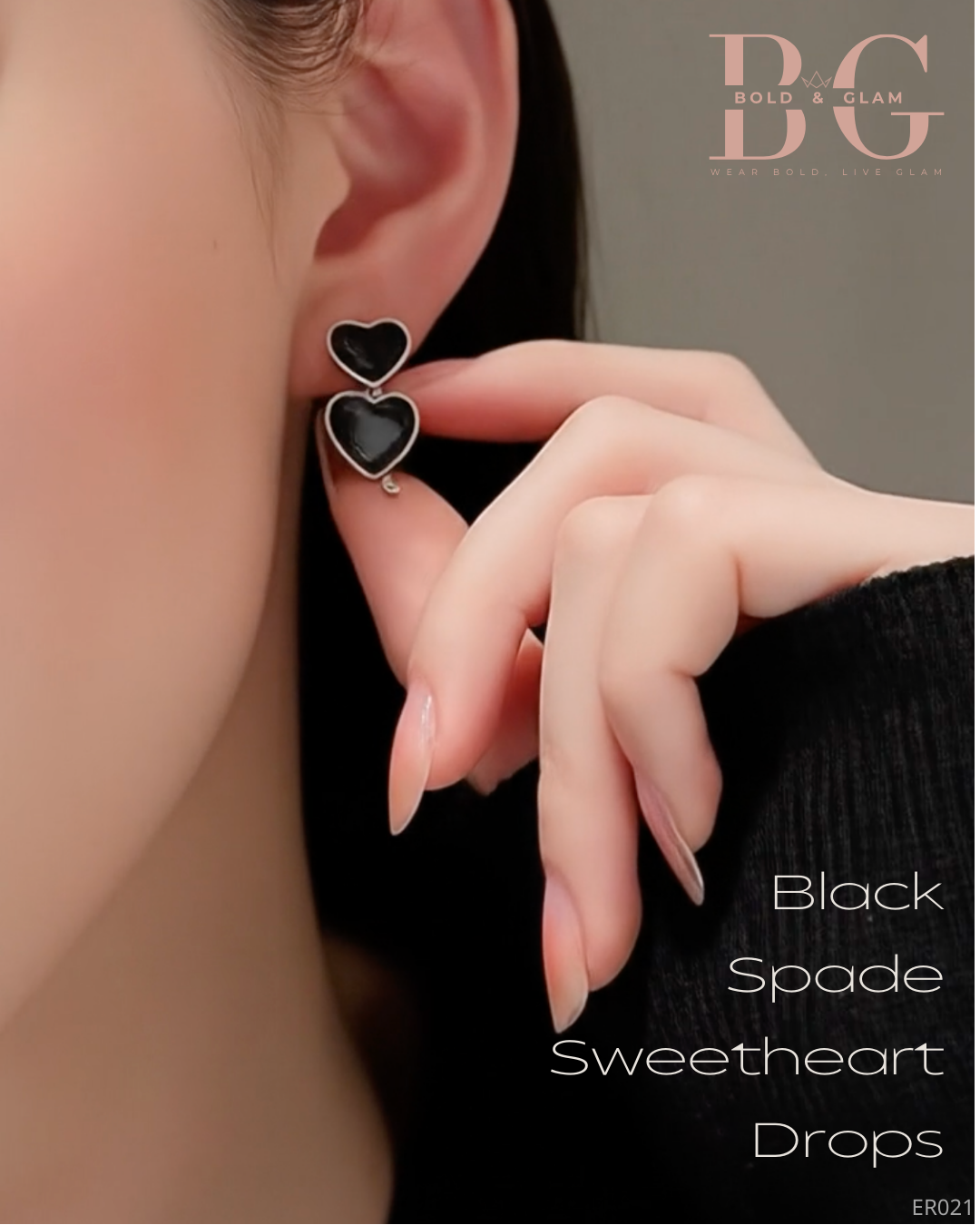 Black Spade Sweetheart Drops