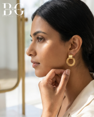 Multi-Layered Circle Winding Earrings